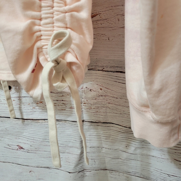 Peace Love World Crewneck Side Tie Pullover - Picture 4 of 13